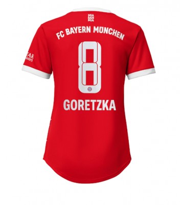 Bayern Munich Leon Goretzka #8 Hjemmedrakt Kvinner 2022-23 Kortermet